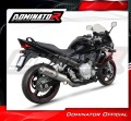 wydech tłumik DOMINATOR Homologowany Okrągły pasujący do motocykla Suzuki GSXF 650 2007 - 2016 4