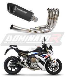 BMW S1000R 2021 - 2026 Ligne complète d'échappement Collecteur Silencieux HP6 NOIR + dB killer