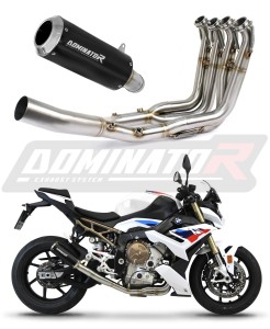 BMW S1000R 2021 - 2026 Ligne complète d'échappement Collecteur Silencieux GP NOIR + dB killer medium