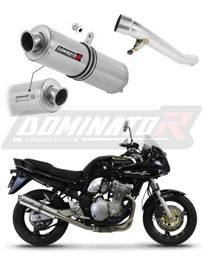 échappement silencieux DOMINATOR homologué rond compatible avec la moto GSF 600 BANDIT 1995  1999