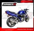 échappement silencieux DOMINATOR homologué ovale compatible avec la moto GSF 600 BANDIT 2000  2004 4