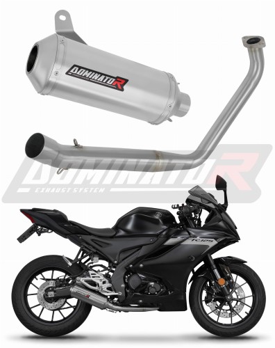 complete exhaust system with muffler DOMINATOR Full System OV G2 fits to Yamaha YZF R125 2019  2020