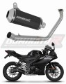 système d’échappement complet avec silencieux DOMINATOR Full System OV G2 noir compatible avec la moto Yamaha YZF R125 2019  2020