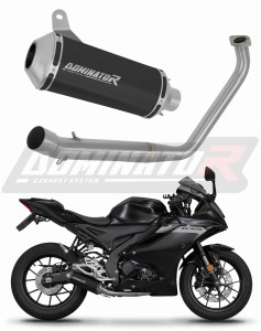 Yamaha YZF R125 2019 - 2020 Ligne complète d'échappement Collecteur Silencieux OV G2 NOIR + dB killer