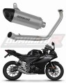 système d’échappement complet avec silencieux DOMINATOR Full System titane HP8 compatible avec la moto Yamaha YZF R125 2019  2020