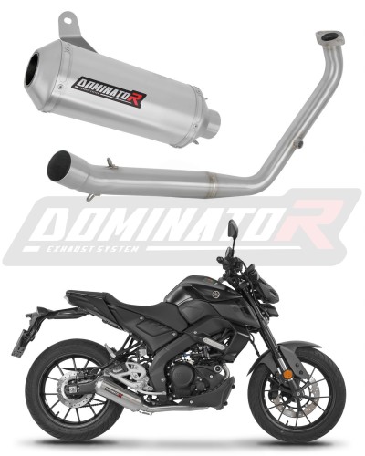 système d’échappement complet avec silencieux DOMINATOR Full System OV G2 compatible avec la moto Yamaha MT 125 2021  2024