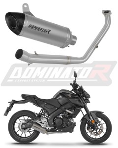 Yamaha MT 125 2021 - 2024 Ligne complète d'échappement Collecteur Silencieux Titane HP8 + dB killer
