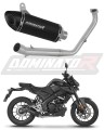 système d’échappement complet avec silencieux DOMINATOR Full System HP8 noir compatible avec la moto Yamaha MT 125 2021  2024