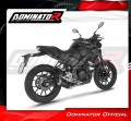 complete exhaust system with muffler DOMINATOR Full System OV G2 BLACK fits to Yamaha MT 125 2021  2024 4