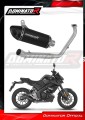 complete exhaust system with muffler DOMINATOR Full System HP8 BLACK fits to Yamaha MT 125 2021  2024 2