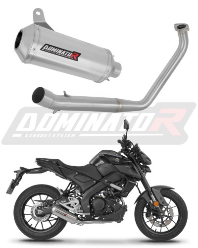 système d’échappement complet avec silencieux DOMINATOR Full System OV G2 compatible avec la moto Yamaha MT 125 2020