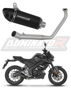 Yamaha MT 125 2020 Ligne complète d'échappement Collecteur Silencieux HP8 NOIR + dB killer