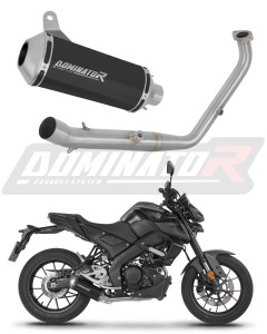 Yamaha MT 125 2024 - 2026 (Euro 5+) Ligne complète d'échappement Collecteur Silencieux OV G2 NOIR + dB killer