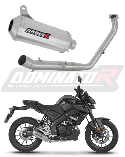 système d’échappement complet avec silencieux DOMINATOR Full System OV G2 compatible avec la moto Yamaha MT 125 2024  2026