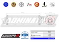 échappement silencieux DOMINATOR homologué rond compatible avec la moto GSX 1200 INAZUMA 1999  2000 2