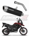 échappement silencieux DOMINATOR S6 noir compatible avec la moto Triumph Tiger 800 XCA 2018  2020