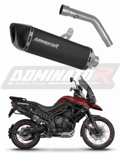 Triumph Tiger 800 XCA 2018 - 2020 Pot d'échappement Silencieux HP6 NOIR + dB killer