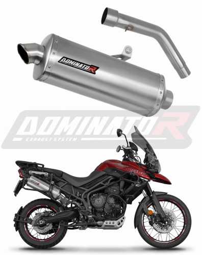 échappement silencieux DOMINATOR P7 compatible avec la moto Triumph Tiger 800 XCA 2018  2020