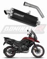 échappement silencieux DOMINATOR P7 noir compatible avec la moto Triumph Tiger 800 XCA 2018  2020