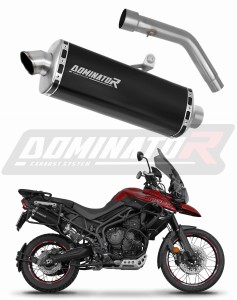 Triumph Tiger 800 XCA 2018 - 2020 Pot d'échappement Silencieux P7 NOIR + dB killer