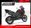 échappement silencieux DOMINATOR HP7 noir compatible avec la moto Triumph Tiger 800 XCA 2018  2020 4