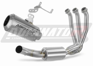 CF MOTO 675 NK 2024 - 2026 Full Exhaust System Collector Silencer GPS + dB killer