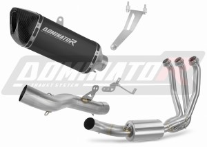 CF MOTO 675 NK 2024 - 2026 Ligne complète d'échappement Collecteur Silencieux HP6 NOIR + dB killer