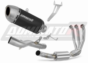 CF MOTO 675 NK 2024 - 2026 Ligne complète d'échappement Collecteur Silencieux S6 NOIR + dB killer