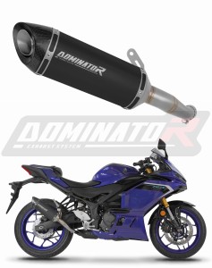 Yamaha YZF-R3 2025 - 2026 Pot d'échappement Silencieux HP8 NOIR + dB killer