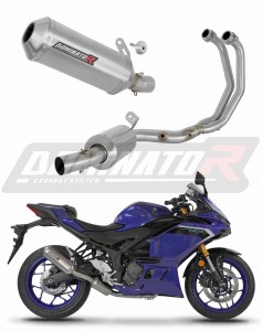 Yamaha YZF-R3 2025 - 2026 Full Exhaust System EX Collector Silencer OV G2 + dB killer