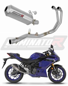 Yamaha YZF-R3 2025 - 2026 Full Exhaust System Collector Silencer OV G2 + dB killer