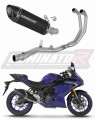 kompletny układ wydechowy z tłumikiem DOMINATOR Full System HP8 CZARNY pasujący do motocykla Yamaha YZF-R3 2025 - 2026