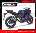 kompletny układ wydechowy z tłumikiem DOMINATOR Full System Tytanowy HP8 pasujący do motocykla Yamaha YZF-R3 2025 - 2026 4