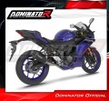 kompletny układ wydechowy z tłumikiem DOMINATOR Full System HP8 CZARNY pasujący do motocykla Yamaha YZF-R3 2025 - 2026 4