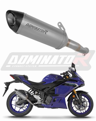 wydech tłumik DOMINATOR Tytanowy HP8 pasujący do motocykla Yamaha YZF-R3 2019 - 2024