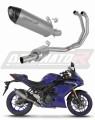 kompletny układ wydechowy z tłumikiem DOMINATOR Full System Tytanowy HP8 pasujący do motocykla Yamaha YZF-R3 2019 - 2024