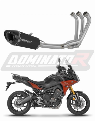 système d’échappement complet avec silencieux DOMINATOR Full System HP8 noir compatible avec la moto Yamaha MT 09 Tracer 900 / GT 2015  2020