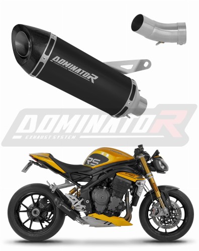 wydech tłumik DOMINATOR HP8 CZARNY pasujący do motocykla Triumph Speed Triple 1200 RS / RR 2021 - 2024