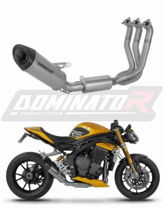 Triumph Speed Triple 1200 RS / RR 2021 - 2024 Full Exhaust System Collector Silencer Titanium HP8 + dB killer
