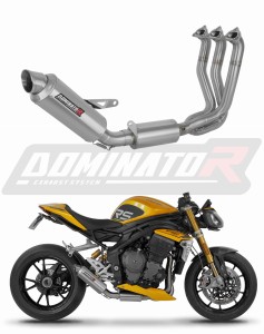 Triumph Speed Triple 1200 RS / RR 2021 - 2024 Ligne complète d'échappement Collecteur Silencieux GPF + dB killer