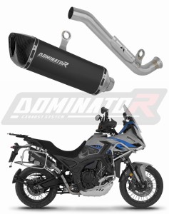 Zontes 703F 2025 - 2026 Pot d'échappement Silencieux HP6 NOIR + dB killer
