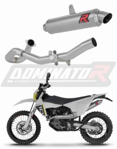 Husqvarna 701 Supermoto SM 2026 Ligne complète d'échappement Collecteur Silencieux GPF + dB killer