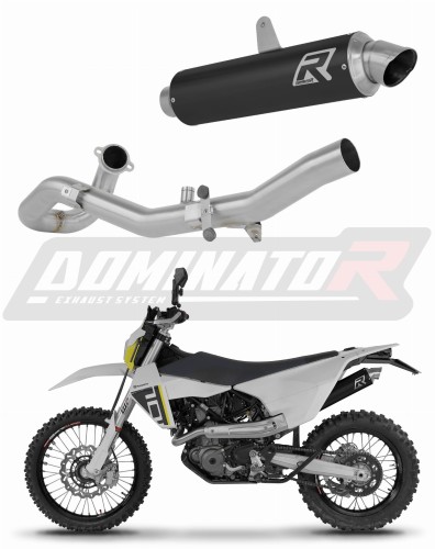 complete exhaust system with muffler DOMINATOR Full System GPF BLACK fits to Husqvarna 701 Supermoto SM 2026