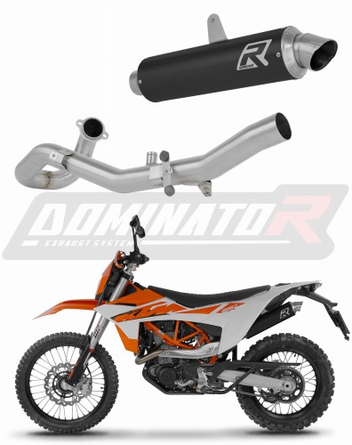 kompletny układ wydechowy z tłumikiem DOMINATOR Full System GPF CZARNY pasujący do motocykla KTM 690 SMC-R 2026