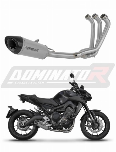 complete exhaust system with muffler DOMINATOR Full System titanium HP8 fits to Yamaha MT09 2017  2020 4