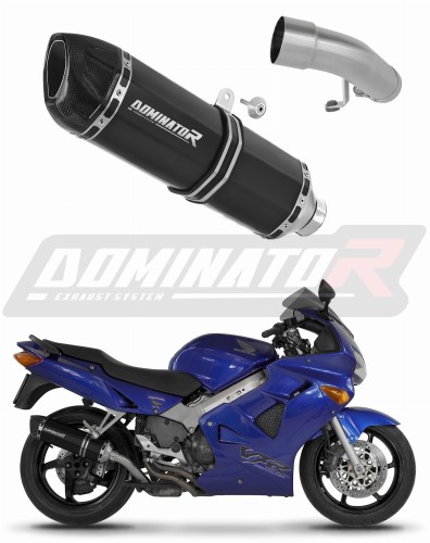 wydech tłumik DOMINATOR HP1 CZARNY pasujący do motocykla Honda VFR 800 Fi 1998 - 2001