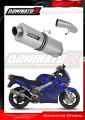 échappement silencieux DOMINATOR ovale compatible avec la moto Honda VFR 800 Fi 1998  2001 2