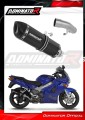 échappement silencieux DOMINATOR HP1 noir compatible avec la moto Honda VFR 800 Fi 1998  2001 2