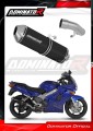échappement silencieux DOMINATOR OVR noir compatible avec la moto Honda VFR 800 Fi 1998  2001 2