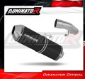 échappement silencieux DOMINATOR OVR noir compatible avec la moto Honda VFR 800 Fi 1998  2001 3